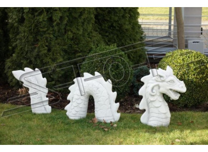 Figura Serpente Drago Giardino Statua Scultura Sculture Figure