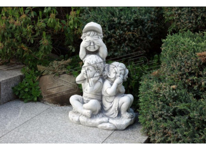 Figura Scultura Bambini che giocano Sculture da giardino Figure Statue