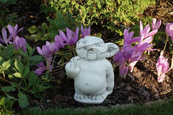 Figura Statua Giardino Decorazione Decorazione Dito medio Statua