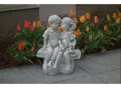 40cm Scultura decorativa Figura di design Statua Grigio Figure da giardino Statue naturali