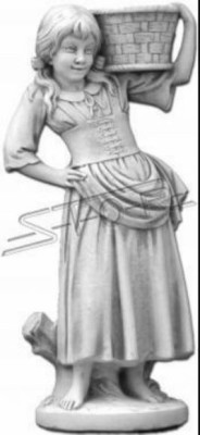 Signora 108cm Scultura Design Statua Figure da Giardino Statuette.   Signora 108cm Scultura Design Statua Figure da Giardino Statuette.