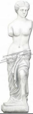 Donna 74cm scultura design figura statua giardino statua figure.