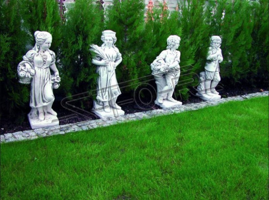 Signora statua di design di 80 cm per il giardino. Figure decorative e statue.  Signora statua di design da 80 cm per il giardino. Figure decorative e statue.