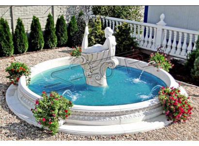 Statua da giardino Fontana Figura da giardino alta 192 cm Scultura da giardino Figura ornamentale per stagno  Statua da giardino Fontana Statua da giardino alta 192 cm Scultura da giardino Ornamento da stagno