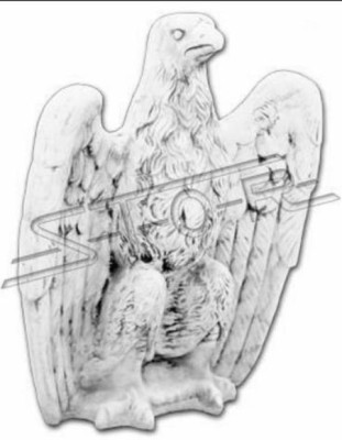 Statua di aquila da giardino decorativa scultura figure sculture figura del designer  Statua d'aquila da giardino decorativa scultura figure sculture figura del designer