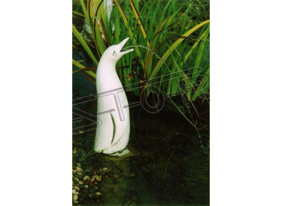 Decorazione da giardino, statua di pinguino, scultura, figure, sculture, figura di designer.