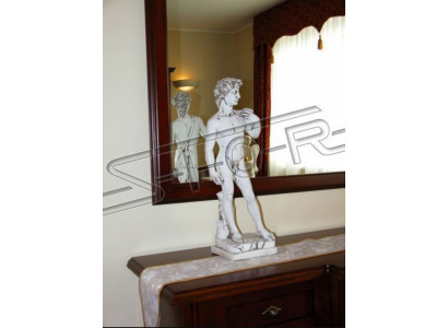 Decorazione da giardino 59cm David Terrazza Figure in pietra Figurine Decorazione Scultura