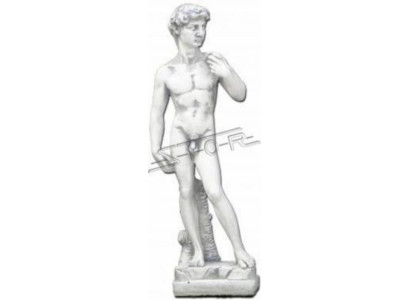 Decorazione da giardino 59cm David Terrazza Figure in pietra Figurine Decorazione Scultura