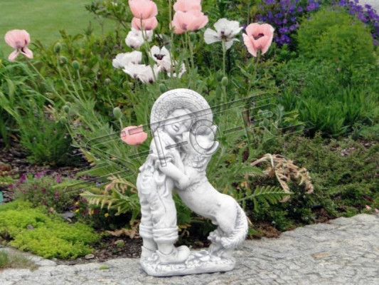 Decorazione da giardino Statua Scultura Figure Sculture Designer di 63 cm.