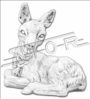 Decorazione da giardino Statua Scultura Bambi Figure Sculture Designer