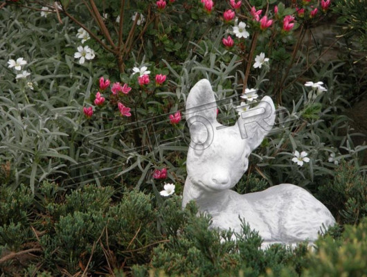 Decorazione da giardino Bambi terrazza pietra figure figura decorativa statua