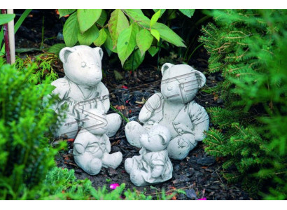 Decorazione da giardino dell'orso Terrazza Statue di pietra Decorazione della figura della figura