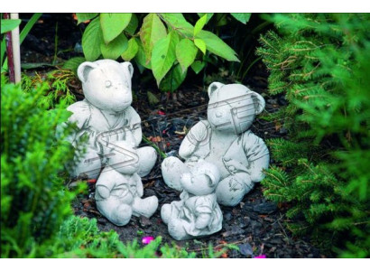 Decorazione del giardino Orso Terrazza Statua di pietra Figure naturali Statua decorativa