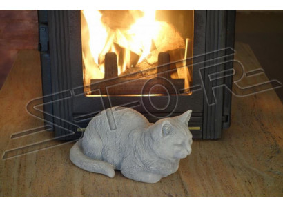 Giardino Decorazione Gatto decorativo Terrazza Statue di pietra Figura statua