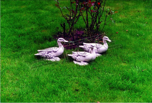 Decorazione giardino Anatra Terrazza Statue di pietra Sculture Figura Statua