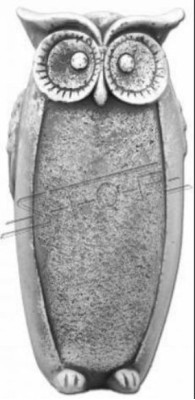 Decorazione da giardino Gufo Terrazza Figure di pietra Figura decorativa Statua naturale