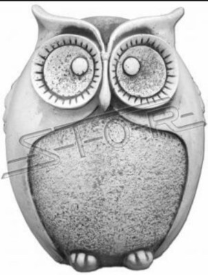 Decorazione da giardino gufo terrazza figure di pietre figura decorativa naturale statua