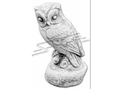Decorazione del giardino gufetto terrazza pietra natura figure figura statua decorativa