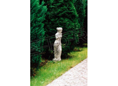 Decorazione da giardino Donna 58cm Terrazza Statua di pietra Statua Decorativa