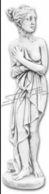 Decorazione da giardino Donna 60cm Terrazza Pietra Figure Figura Decorativa
