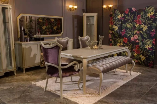 Classico set vetrina rtv credenza Vetrina di lusso Armadietto Set 2 pezzi.