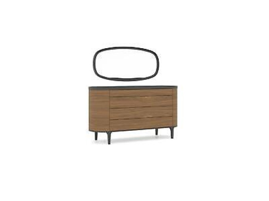 Comò con specchio design lussuoso armadio stile moderno mobili camera da letto nuovo