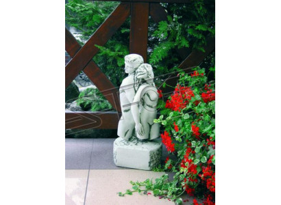 Adam & Eva Scultura Design Statua da Giardino Figure Statuario
