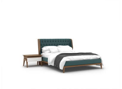 Camera da letto completa Letto 2 comodini Moderno Armadio da abiti Panca Nuovo