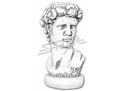 Adam Bust Scultura Design Statua da Giardino Figure Statues