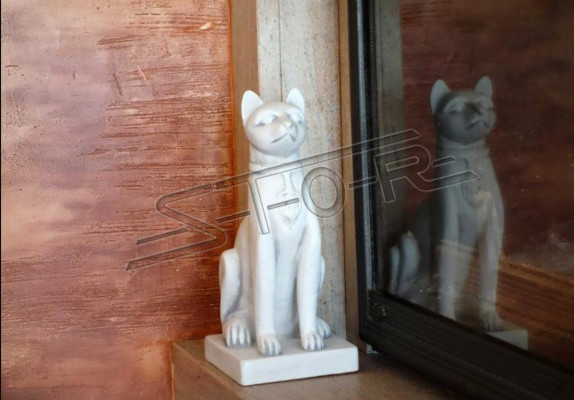 Statua di gatto egiziano, figura di statua, decorazione da giardino, terrazza
