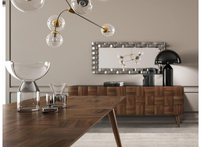 Mobile con specchio di lusso per sala da pranzo Arredamento completo Mobili di design.