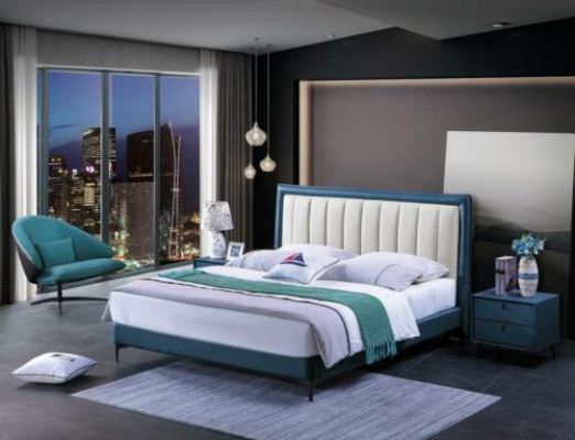 Gruppo camera da letto letto mobili di lusso comodini 3 pezzi set.