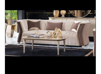 Progettista di imbottiture Mobili Divano a tre posti Divani 3 Posti Tessuto di lusso Divani grandi