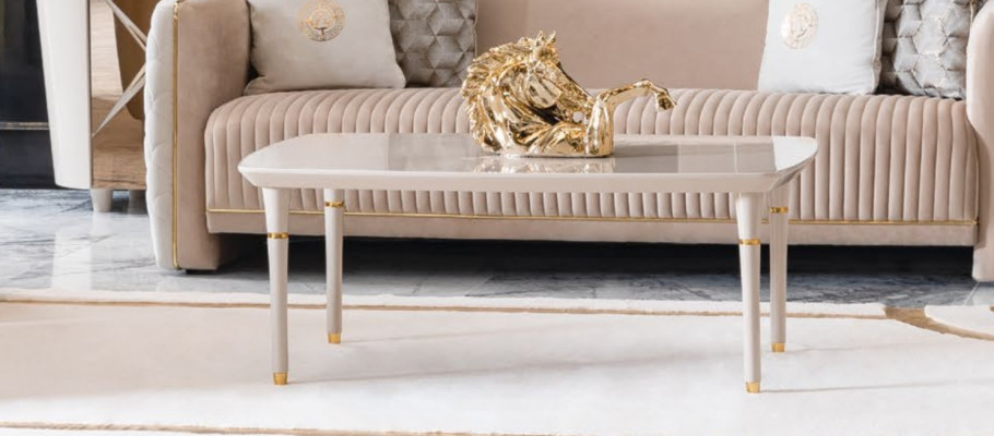 Tavoli Mobili Tavolo di lusso Tavolino in legno moderno Tavolino da divano Design Soggiorno