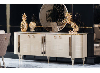 Comò moderno Armadio in legno massello Mobiletto credenza Arredamento italiano Nuovo