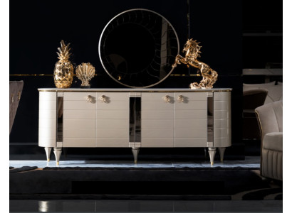 Mobili di lusso, comò, armadio, mensola, consolle, armadio in legno, specchio, comò, armadio.