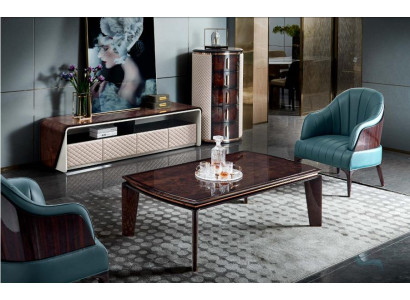 Soggiorno di lusso Mobili Sideboard Armadio in pelle Lucido rtv tv
