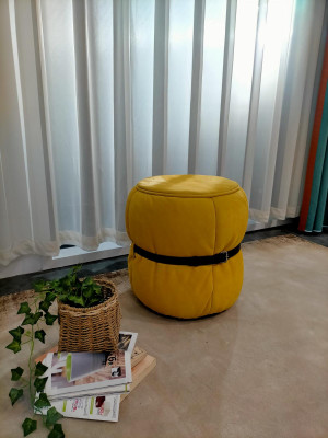 Design sgabello pouf soggiorno Design tondo moderno poggiapiedi