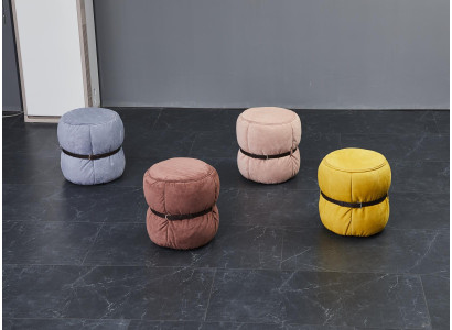 Design sgabello pouf soggiorno Design tondo moderno poggiapiedi