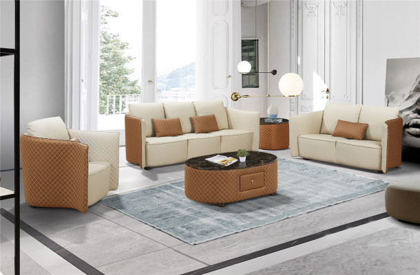 Set di divani 3+2+1 posti Moderni di Design per Divano Sofà Poltrona.