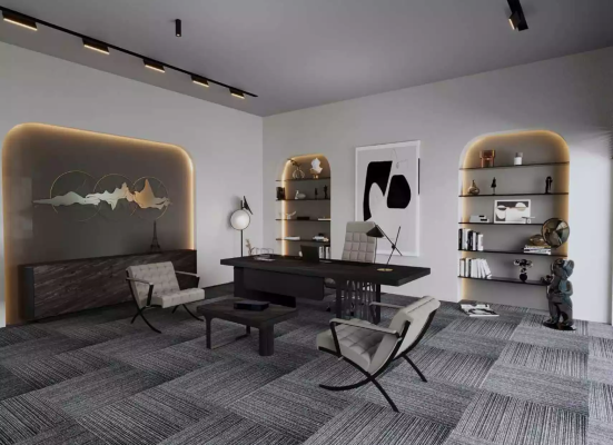 Tavolino da salotto di lusso design di mobili da ufficio in legno grigio