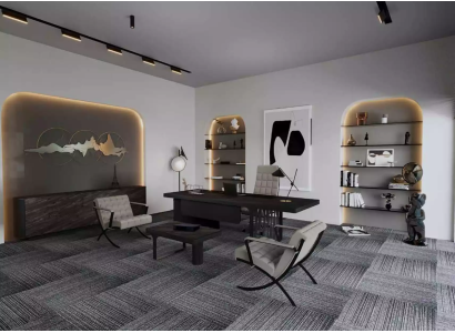 Tavolino da salotto di lusso design di mobili da ufficio in legno grigio