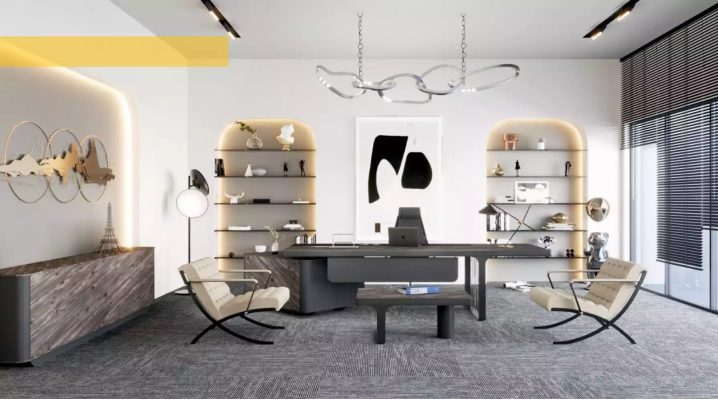 Tavolino da salotto di lusso design di mobili da ufficio in legno grigio