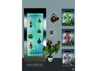 Barra d'acqua a led parete colonna colonne d'acqua banco scaffali decorativi designer.