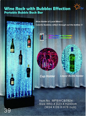 Scaffale a led Bar a parete Parete divisoria Colonne di acqua Bar a parete Parete divisoria Fontane d'acqua Bar Bancone