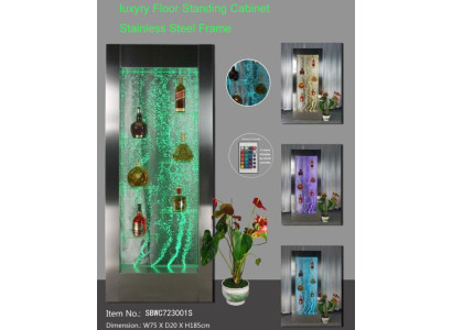 Led acqua parete bar scaffale colonna colonne d'acqua decorazione banco scaffali designer