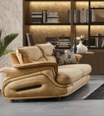 Divano 3 posti Mobili di lusso Soggiorno Design classico a tre posti Stile italiano