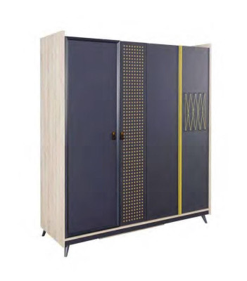 Armadio guardaroba Armadio per camera giovanile Armadi Armadio alto Cameretta Giovanile Armadietto