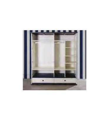 Armadio Armadio Camera da letto per ragazzi Mobili Design Camera da letto per ragazzi Bianco Nuovo