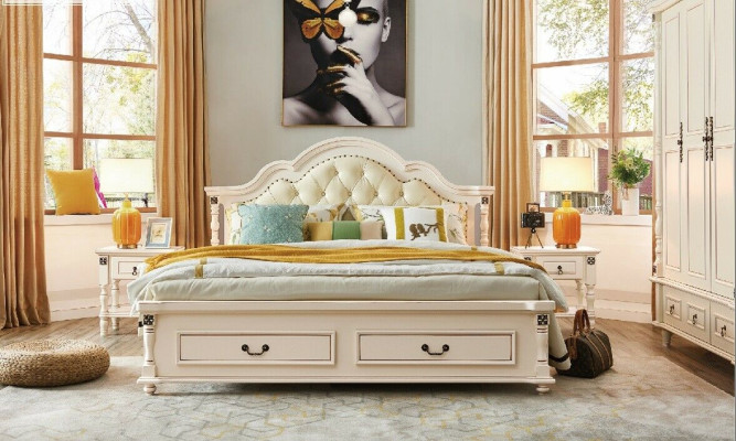 Letto in legno, design del letto, lusso, letti matrimoniali da hotel, camera da letto 180x200 cm in legno.